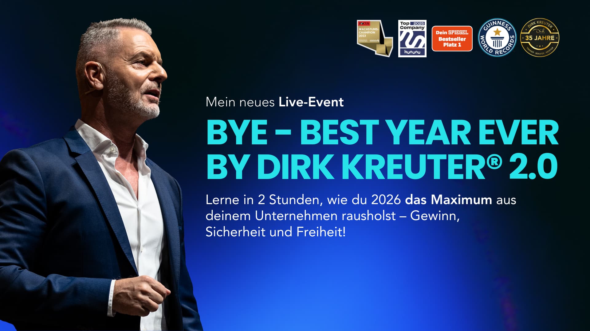 Kostenloses Webinar mit Dirk Kreuter – Jetzt anmelden und Verkaufs-Strategien lernen