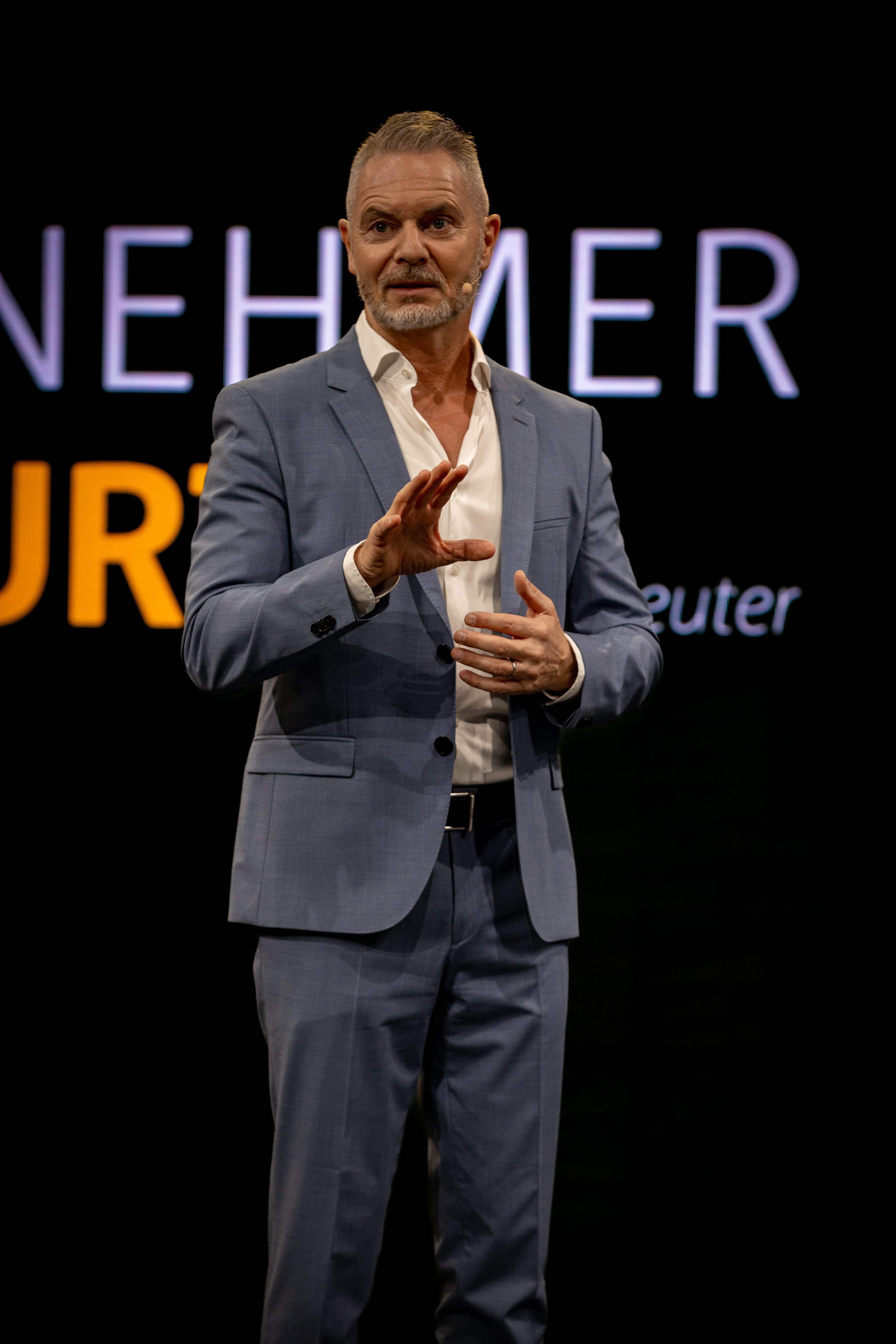 Dirk Kreuter auf der Bühne