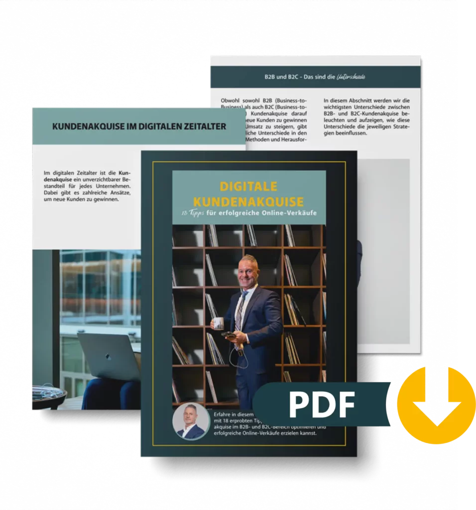 PDF 'Digitale Kundenakquise, 18 Tipps für erfolgreiche Online-Verkäufe'